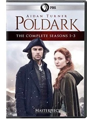 Poldark The Complete Seasons 1-3 9 DVD Disc Set PBS Aidan Turner - NEW SEALED 