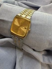Vintage Two toned Omega Seamaster watch Quartz 7 Jewels Date Indicator