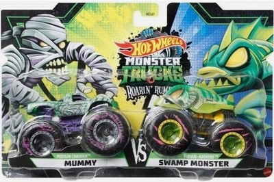 Podium Crasher Mummy vs Piran Swam 1:64 Hot Wheels Monster Trucks