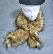 GENUINE FOX FUR SCARF 36" STOLE COLLAR WRAP