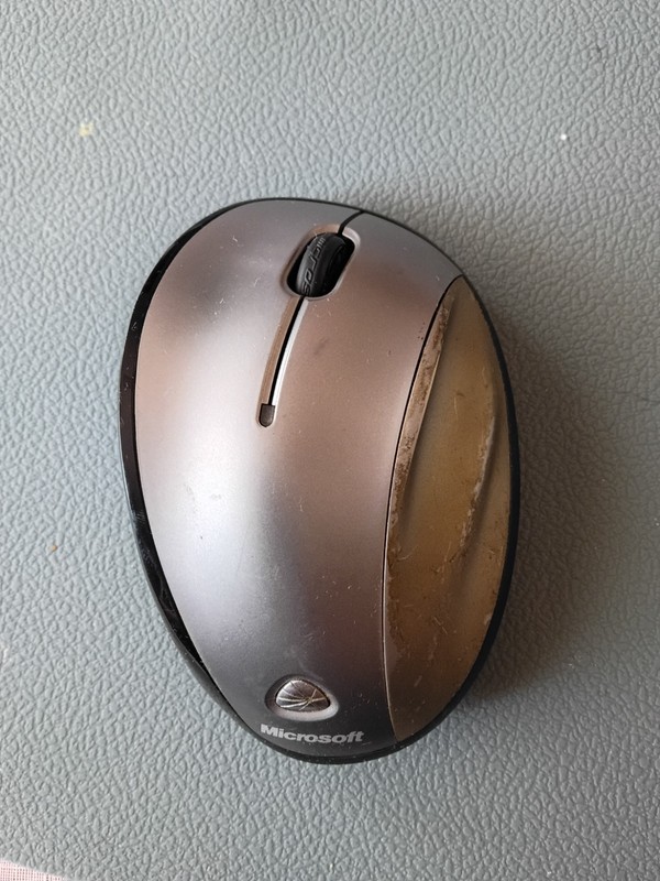 Microsoft Wireless Laser Mouse 6000 v2.0 Model 1140 w/ USB Receiver Tested Works