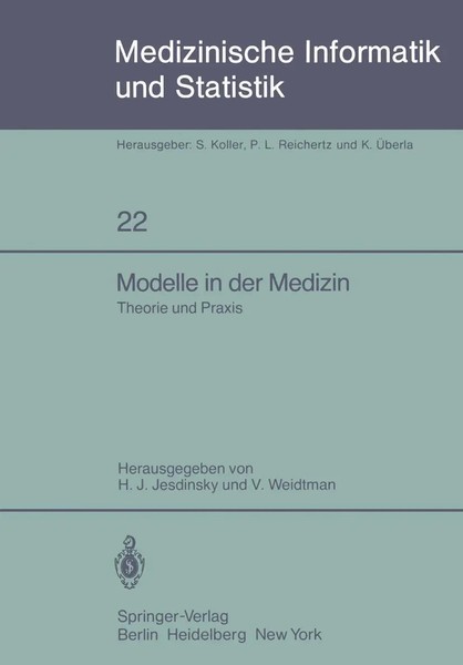 H. J. Jesdinsky (U. A.) | Modelle In Der Medizin | Taschenbuch | Deutsch (1980)-image