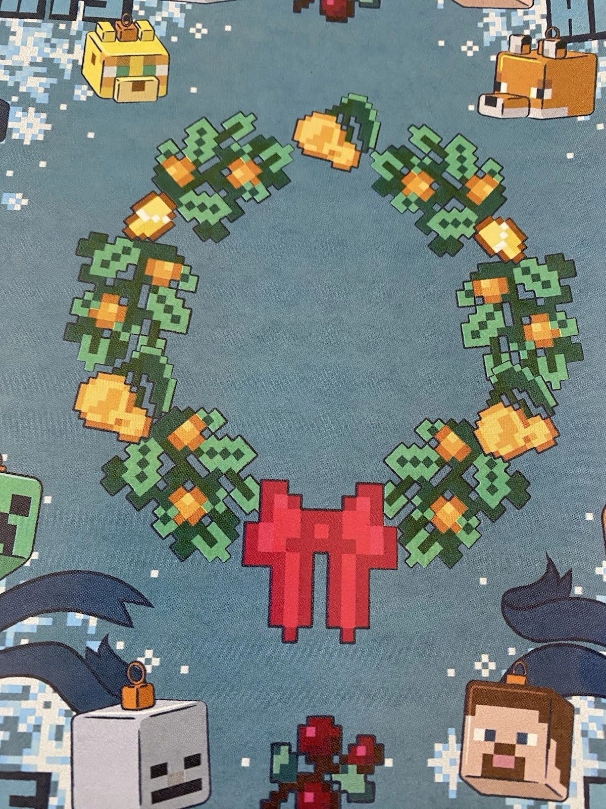 MINECRAFT Christmas Wrapping Paper