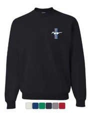 Ford Mustand The Legend Lives Logo Sweatshirt Classic Muscle Cars Sweater