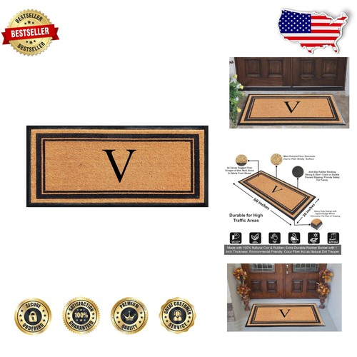 Eco-Friendly Natural Coir Door Mat 30x60 – Stylish Welcome for Any Entryway