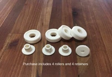 Mid century modern desk drawer roller set Anderson Hickey