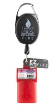 EZ Splitz Fire Cigarillo Cutter & Retractable Lighter Holder - Red