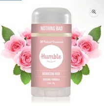 Humble Brands Natural Deodorant Original Formula - Moroccan Rose/2.5 oz
