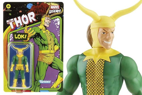 HASBRO MARVEL LEGENDS RETRO LOKY - Imagen 2 de 4