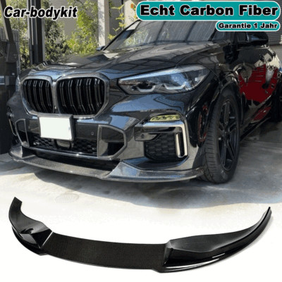 Carbon Fiber Front Spoiler Front Lip Spoiler Fits BMW X5 G05 M Package 2019-2022