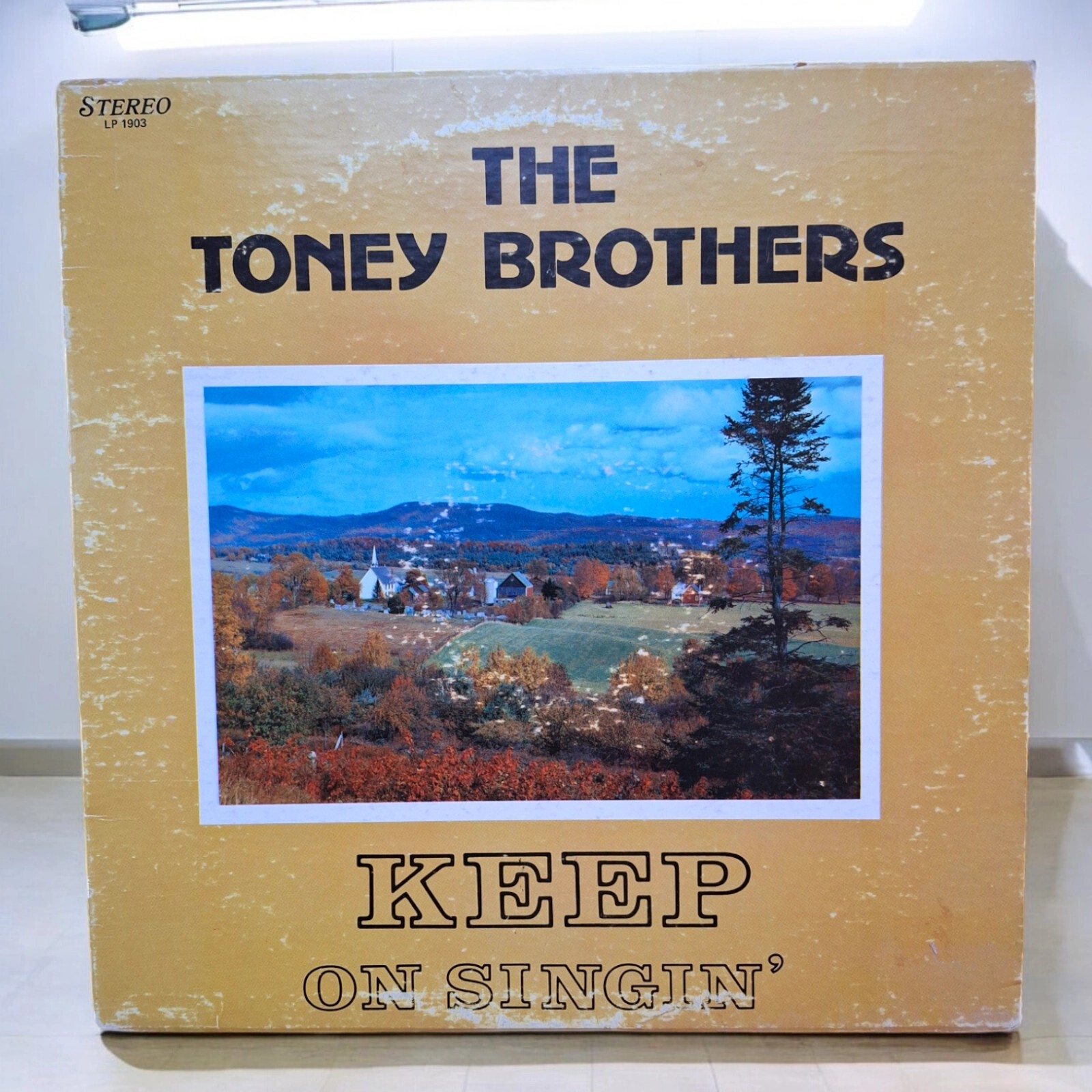 The Toney Brothers Keep on Singin' Vinyl LP Christian Gospel