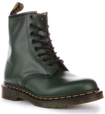 Dr Martens 1460 Green Green 8 Hole Boot Mens Boot In Green US 6 - 13