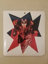 KISS Vintage RARE Dynasty Gene Simmons Sticker Still Intact VG Condition