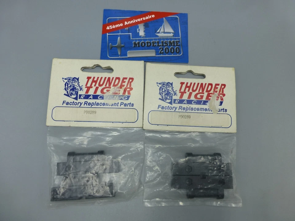 THUNDER TIGER PAIRE DE SUPPORT DE TRIANGLE POUR VOITURE RALLYE 1/10 4X2 NEUF - Photo 1/1