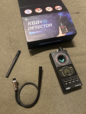 2025 K68 Anti-Spy Scanner Detector RF Camera GSM Audio Bug Finder Signal Tracker