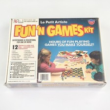 Le Petit Artiste FUN 'N GAMES KIT (12 Games) Made In USA New In Sealed Box