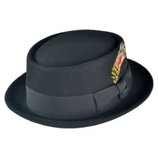 Jaxon Hats Wool Felt Pork Pie Hat