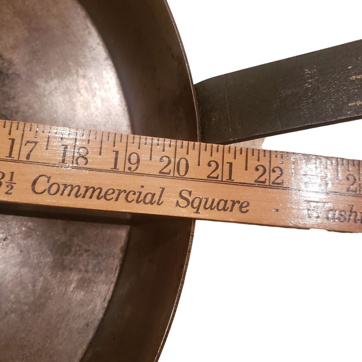 Vintage Greenfield Huge Cowboy Campfire Skillet Carbon Steel Vintage Greenfield Huge Cowboy Campfire Skillet Carbon Steel