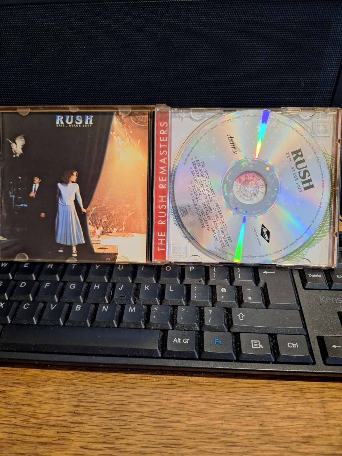 Rush - Exit...Stage Left (Live)  VG+ REMASTERED CD ALBUM FASTPOST TOM SAWYER