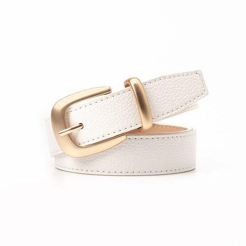 New Unisex Trendy Ins Belt Versatile Work Pin Buckle Leather Sleek Fahion Decor - Picture 13 of 13