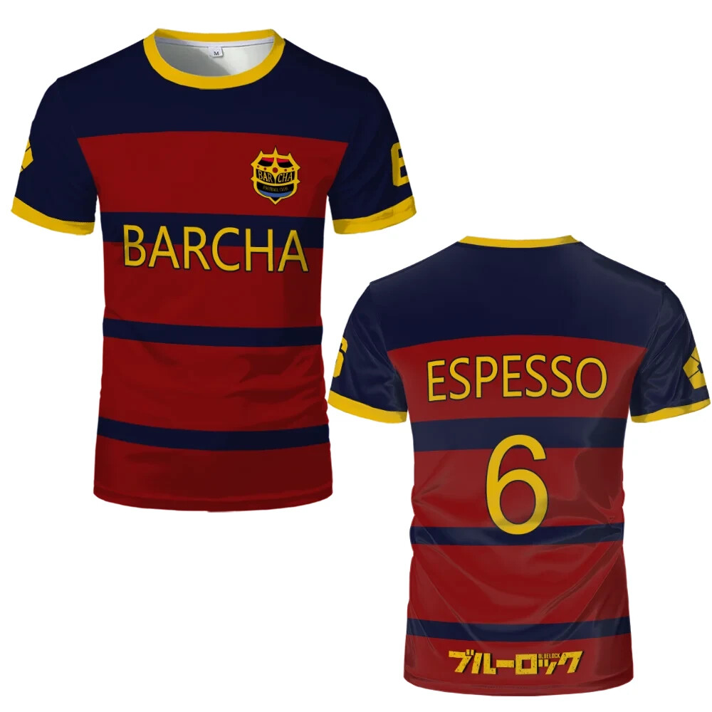 Blue Lock Barcha Team Bachira Anime Jersey for Fans Various