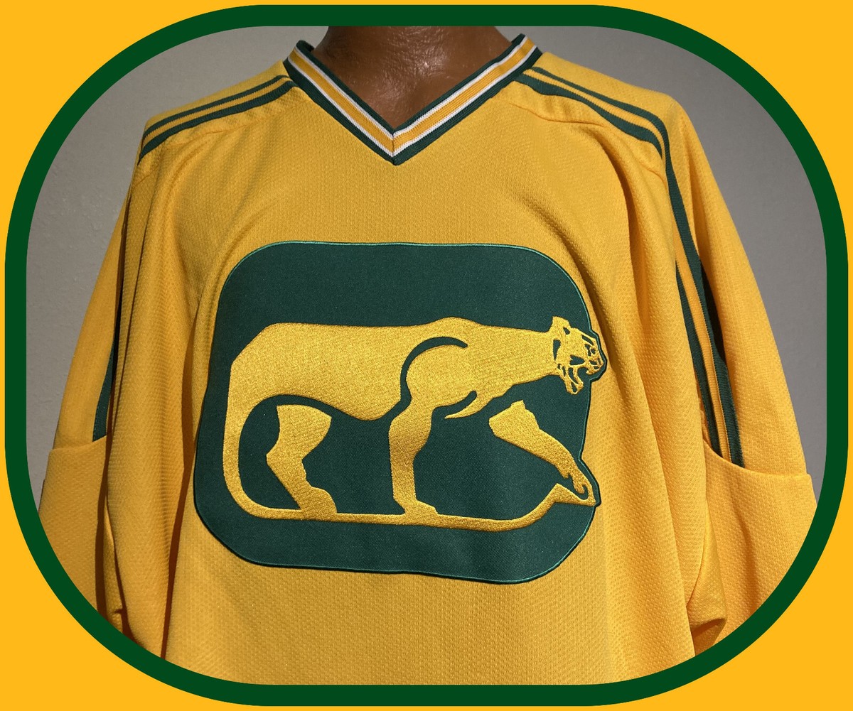 VINTAGE WHA CHICAGO COUGARS K1 HOCKEY JERSEY ADULT 4XLARGE