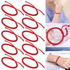 10PCS Lucky Red Cord bracelet Amulet Protection Knitted Rope For Man Woman USA