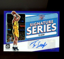 2020-21 Panini Optic SS-TJL TJ Leaf Signature series auto