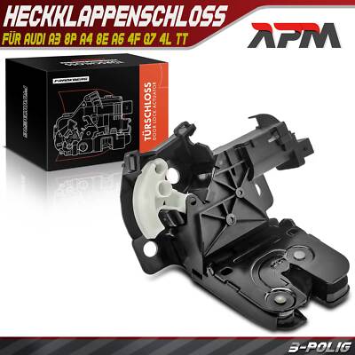 Heckklappenschloss Kofferraumschloss Hinten für Audi A3 8P A4 8E A6 4F Q7 4L TT