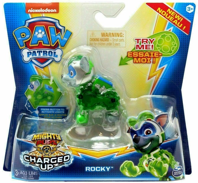 paw patrol mighty pups rocky