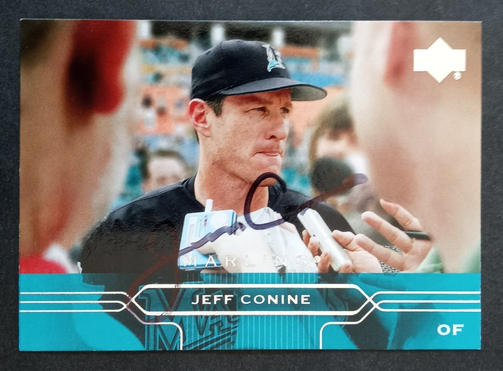 2005 Upper Deck SIGNED: Jeff Conine, MARLINS #80