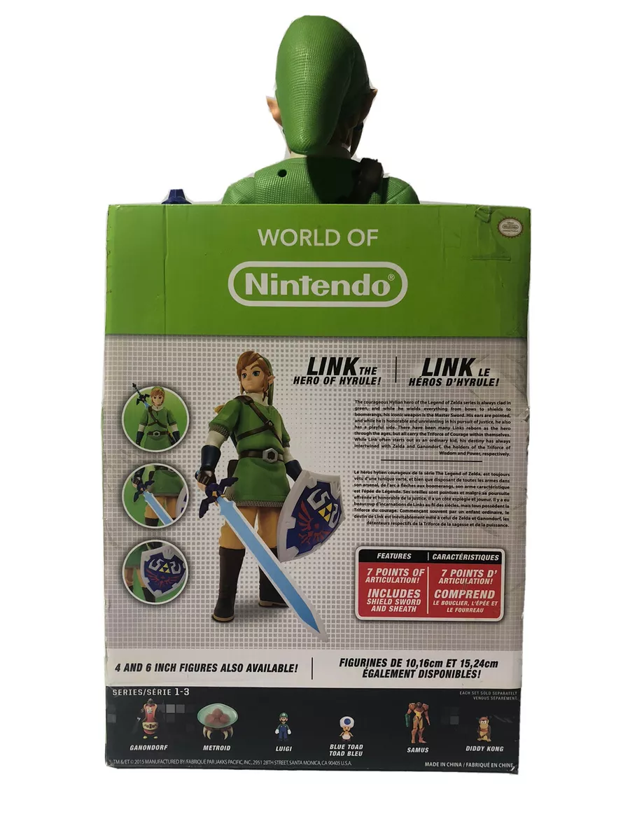  World of Nintendo 20 Deluxe Link Figure : Toys & Games