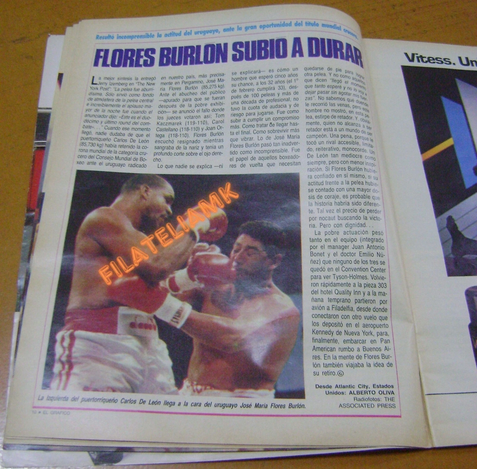 El Grafico Magazine Mike Tyson USA Boxer On Cover 1988 - Picture 3 of 6