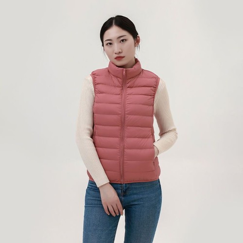 Damen Daunenweste Standkragen Daunenjacke Weste Damen Daunenweste XXS-2XL - Bild 12 von 14
