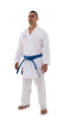 SMAI WKF KARATE UNIFORM 6OZ PREMIUM KUMITE GI INAZUMA Blue