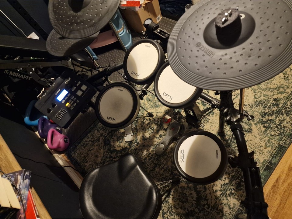 Yamaha DTX700k Electronic Drum Kit eBay