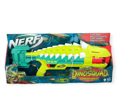 Hasbro Nerf Blaster DinoSquad Armorstrike - inkl. 16 Elite Schaumstoff Darts Neu