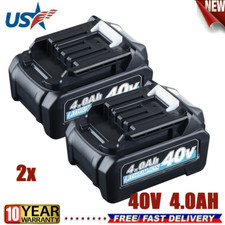 2x 40V 4.0Ah Replace for Makita 40V Battery BL4080F BL4040 BL4025 BL4025B BL4020