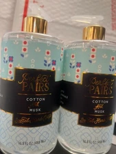 PERFECT PAIRS COTTON &MUSK SCENTED HAND WASH (2 BOTTLES)16.5FLOZ