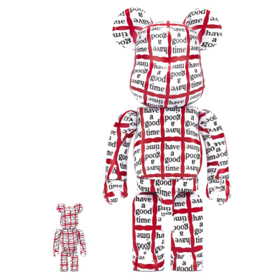 BE@RBRICK - BE@RBRICK HAVE A GOOD TIME 100％ &amp; 400％ BE@RBRICK 400% & 100% HAVE A GOOD TIME MEDICOM TOY Bearbrick
