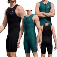 Men Jumpsuit Diving Wetsuit Costume Swimwear Athletic Adult Swimsuit Summer 2mm