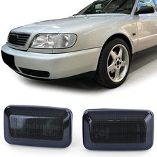 LED Seitenblinker Für Audi 80 B4 A6 C4 90 100 200 Blinker Schwarz