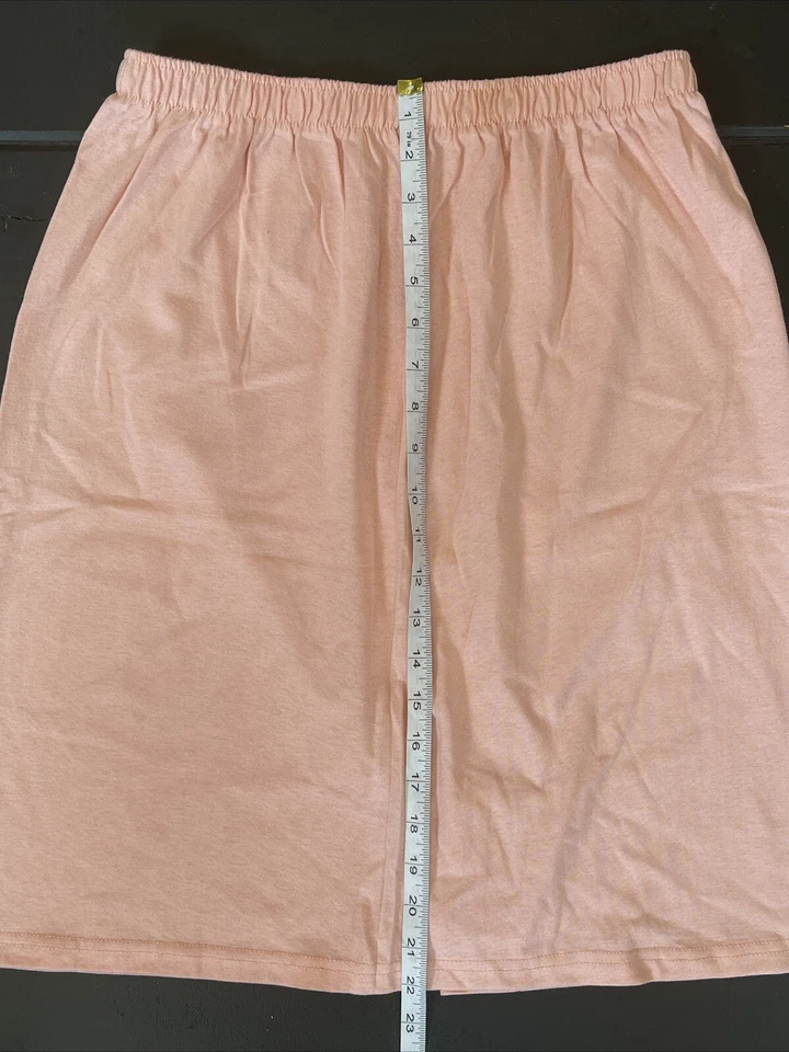 罕见复古女式雅芳时尚棉裙,尺寸 L 粉红色 — 第 3/4 张图片