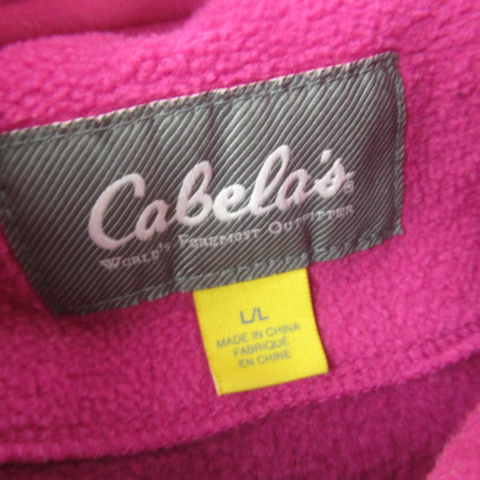 Cabelas Jacket Womens Large Long Sleeve Full Zip Lightweight Casual - Image 3 of 4