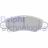 Delphi LP1500 Bremsbelagsatz, Scheibenbremse FüR Opel Suzuki