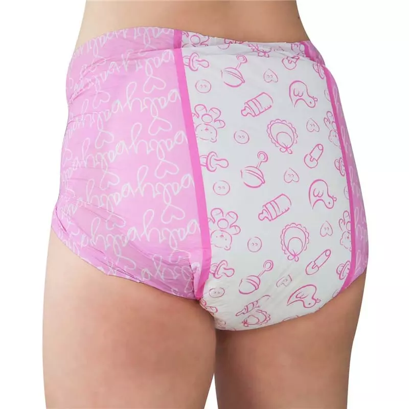  Littleforbig Adult Printed Diaper 10 Pieces - Little