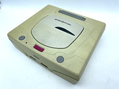 Sega Saturn Console White HST-3220 Japanese Version Boxed