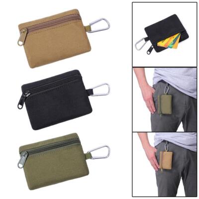 Kleine Geldbörse Tasche Kleingeldbörse Zubehörtasche Schlüsseletui mit Reißverschluss Utility