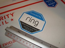 Ring Doorbell Sticker Decal OEM Video Security Camera Door Window Sticker 3.5 in
