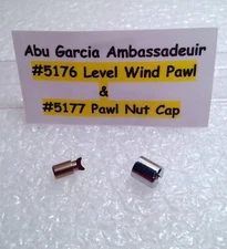 Abu Garcia 'Level Wind Pawl #5176 & Pawl Cap #5177' - NOS - 4000-6000 Series